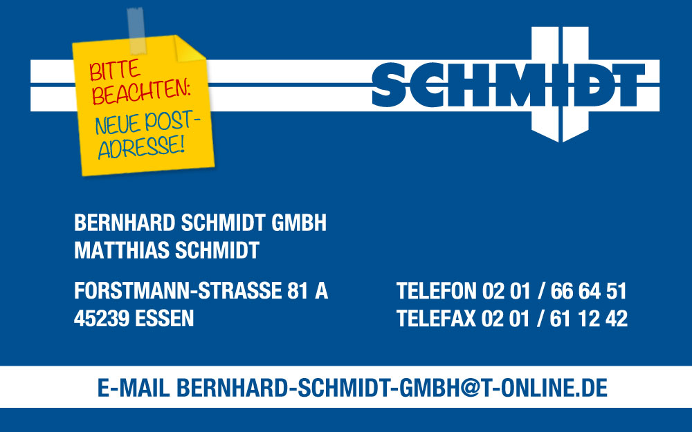 Berhard Schmidt GmbH Essen - Tiefbau - Straßenbau